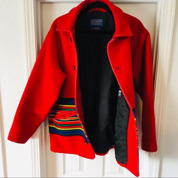 Pendleton Mens Woolen Coat Sz Md - Picture 6 of 6